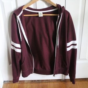 Burgundy Varsity Jacket / Sweatshirt
